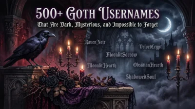 Goth Usernames