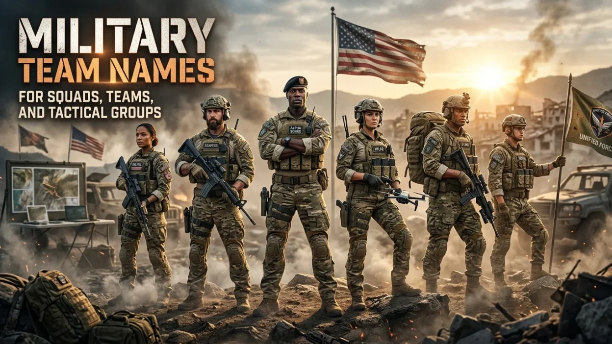 Military Team Names