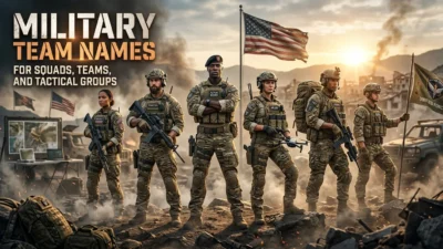 Military Team Names