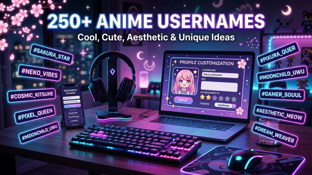 Anime Usernames
