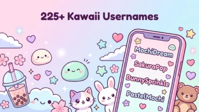 Kawaii Usernames