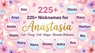 Nicknames for Anastasia