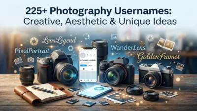 Photography Usernames